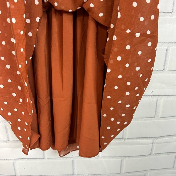 Madewell Smocked-Waist Mini Dress in Inkspot Dots size small - Picture 5 of 11